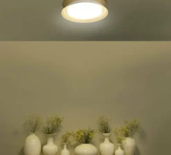 Plafonnier, TENDER, blanc, LED, 3000K, 1369lm, Ø45cm, H8,2cm - Faro