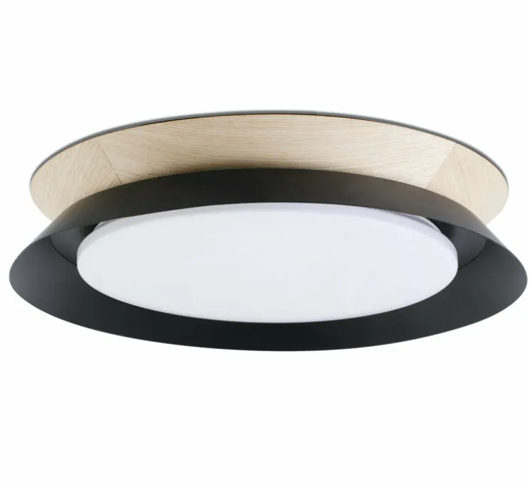 Plafonnier, TENDER, noir, LED, 3000K, 1369lm, Ø45cm, H8,2cm - Faro