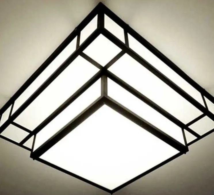 Plafonnier, TESSERACT 900, noir, LED, 3000k, 3500lm à 8260lm, L90cm, H28cm - Raphaël Armand