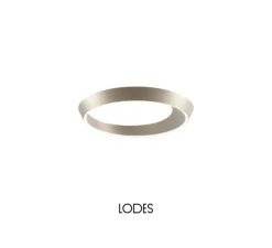 Plafonnier, Tidal 60, champagne mat, LED, dim, 2700K, 6975 lm, Ø60cm, H6,1cm - Lodes