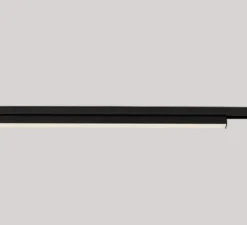 Plafonnier, Tiny Micro Line 48V, noir, LED, 4000K, 1150 lm, L50cm, H2cm - ONOK
