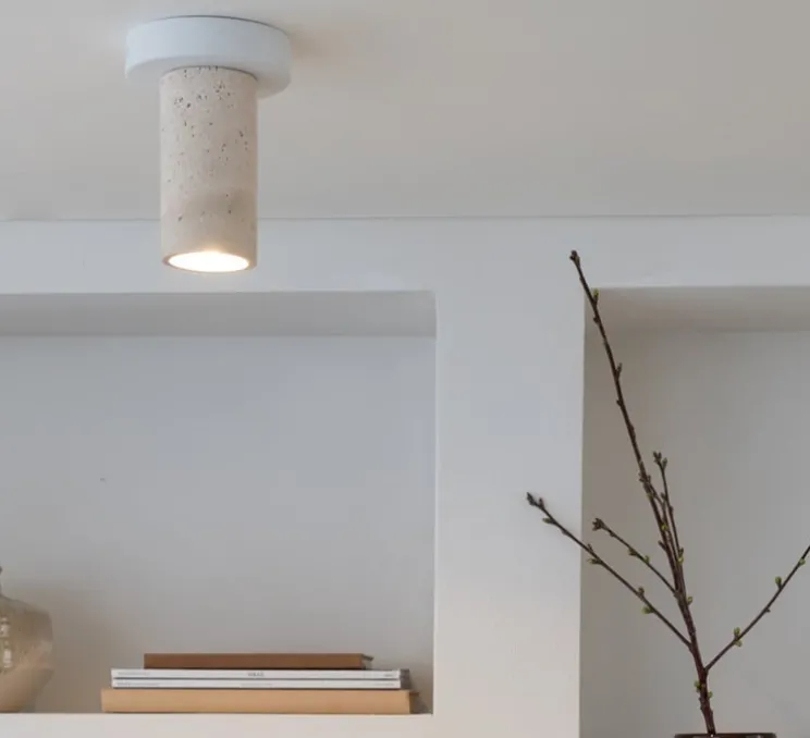 Plafonnier, Tivoli, blanc, L12cm, H15cm - It's about Romi