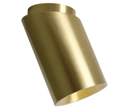 Plafonnier, Tobo C85 DIAG, laiton, Ø8,5cm, H14,6cm - DCW éditions Paris