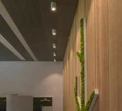 Plafonnier, Triledo, blanc, Ø8,5cm, H9,5cm - Slv