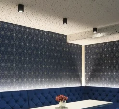 Plafonnier, TRILEDO Rond CL, noir, LED, 3000K, 640 lm, Ø8,5cm, H9,5cm - Slv