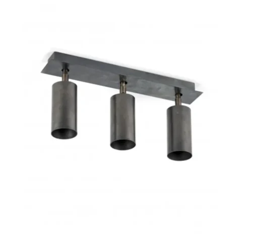 Plafonnier, triple orientable, Sofisticato 22, bleu acier, L40cm, H20cm - Serax