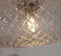 Plafonnier, Venice, Laiton, transparent, Ø44cm, H24cm - It's about Romi