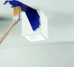 Plafonnier, Vertbois, plâtre, prêt à peindre, Charlotte, Simple, blanc, L11cm, H14cm - Nedgis