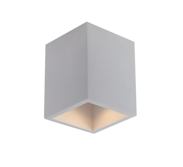 Plafonnier, Vertbois, plâtre, prêt à peindre, Charlotte, Simple, blanc, L11cm, H14cm - Nedgis