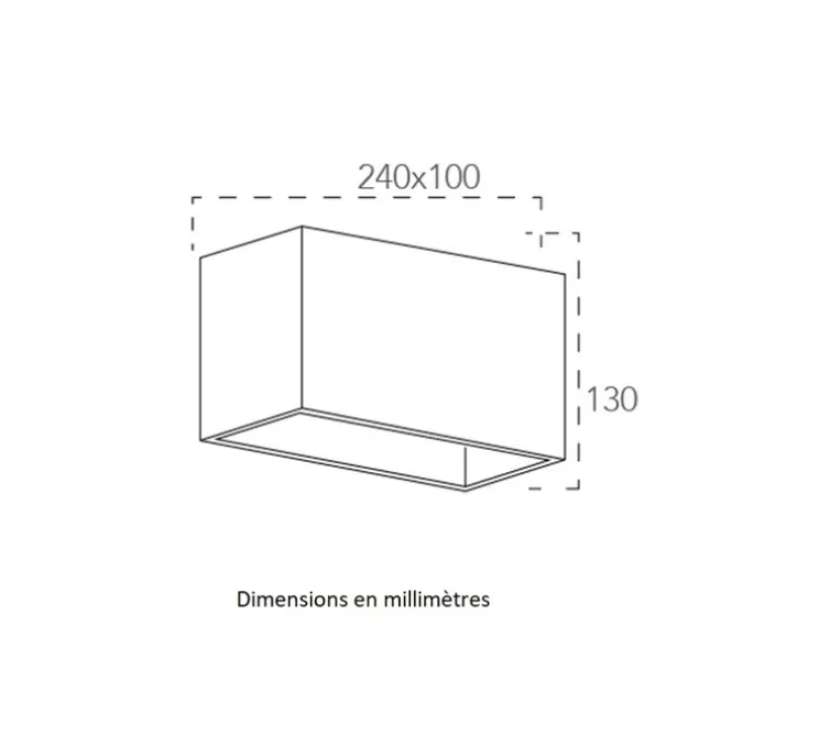 Plafonnier, Vertbois, plâtre, prêt à peindre, Charlotte Double, blanc, L24cm, H13cm - Nedgis
