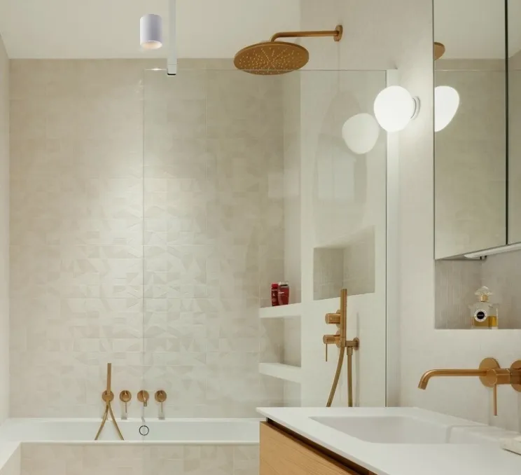 Plafonnier, Vertbois, plâtre, prêt à peindre, Isaline, Simple, blanc, Ø11cm, H13,5cm - Nedgis