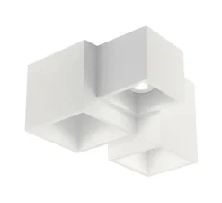 Plafonnier, Vertbois, plâtre, prêt à peindre, Charlotte, triple, L23cm, H15,3cm - Nedgis