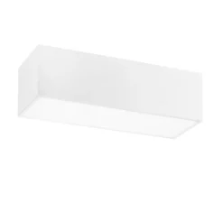 Plafonnier, Vertbois, plâtre, prêt à peindre, Marie, Rectangle long, L36cm, H13cm - Nedgis