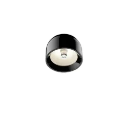 Plafonnier, Wan, noir, IP40, Ø11,5cm, H8,9cm - Flos