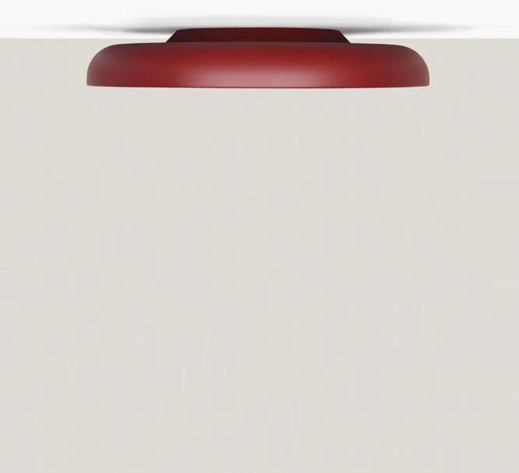 Plafonnier, Zero, marron rouge, LED, dim, 2700k, 3260 lm, Ø50cm, H8cm - Lumen Center Italia