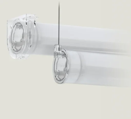 Plafonnier/Applique murale, Tubo 50 On/Off, Low Output , givré, LED, 2700K, 2800lm, L119,2cm, H5cm - O/M Light