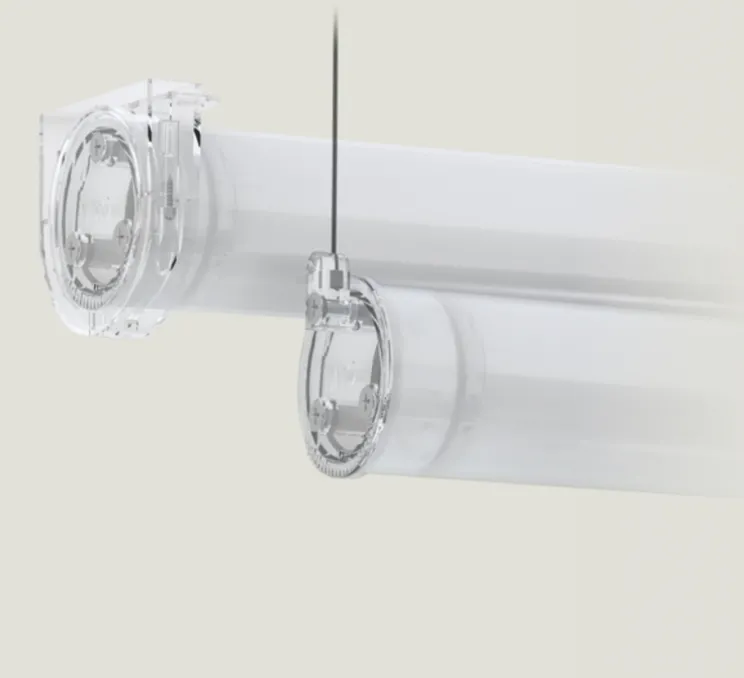 Plafonnier/Applique murale, Tubo 50 On/Off, Low Output , givré, LED, 2700K, 2800lm, L119,2cm, H5cm - O/M Light