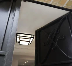 Plafonnier-Applique, Tesseract 600, noir, LED, 3000k, 3520lm à 20000lm, L60cm, H20cm - Raphaël Armand