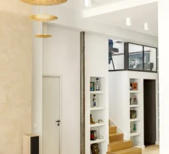 Plafonnier,Vertbois, plâtre, prêt à peindre, Zoé, Square S, blanc, L7cm, H9cm - Nedgis