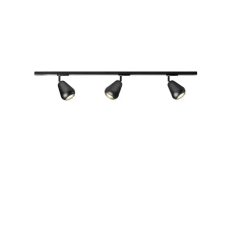 Rail avec spots, Anoli, noir, L106cm, H20cm - Nuura