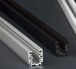 Rail, noir pour projecteur 2m,+ Kit complet, Ø3.2cm, L2m - FARO