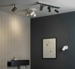 Spot, applique ou plafonnier, Aqua Single, blanc, Ø9cm, H15.1cm, IP44 - Astro Lighting