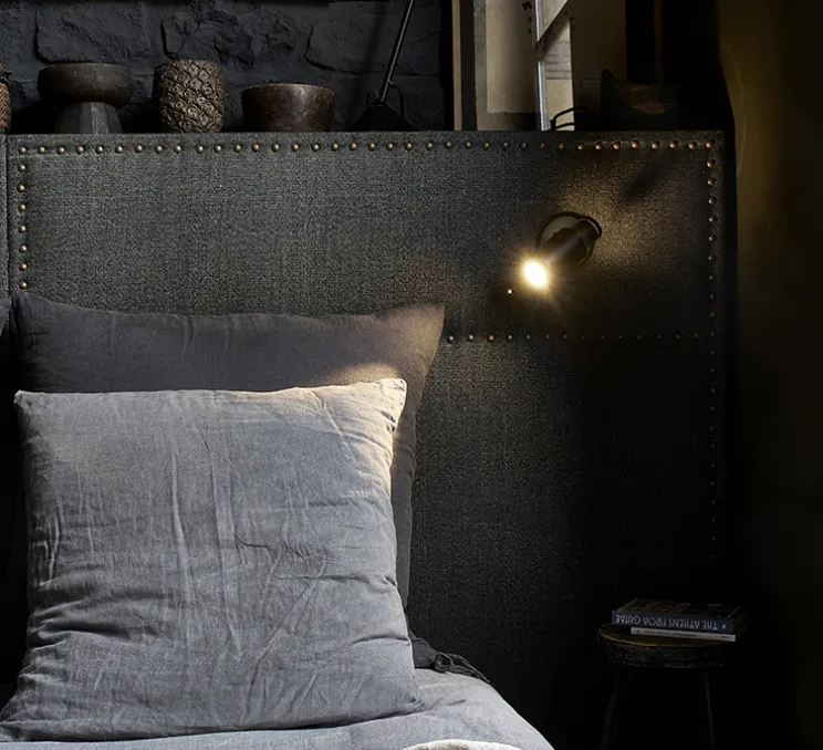 Spot, Biny LED, noir, sans interrupteur, 2700K, 450lm, L6,5cm, H15,4cm - DCW éditions Paris