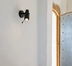 Spot, Biny LED, noir, sans interrupteur, 2700K, 450lm, L6,5cm, H15,4cm - DCW éditions Paris