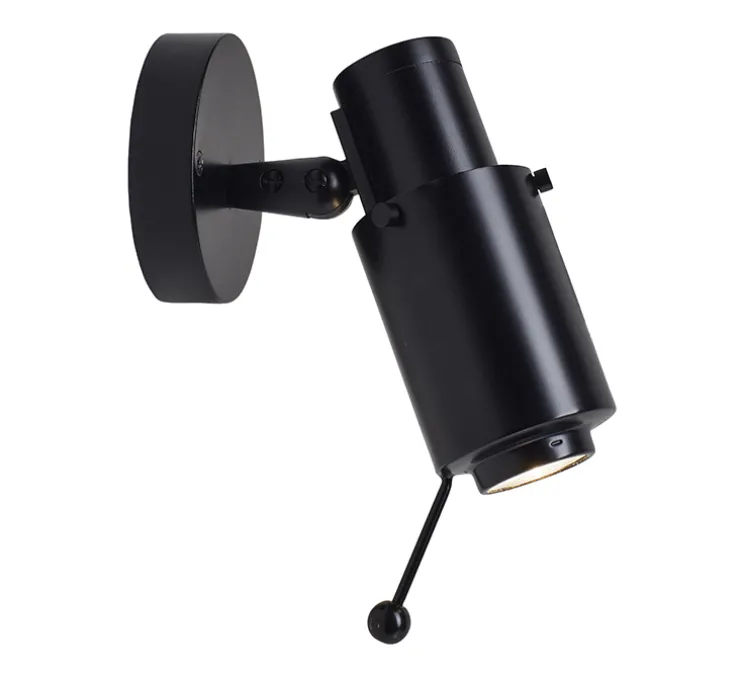 Spot, Biny LED, noir, sans interrupteur, 2700K, 450lm, L6,5cm, H15,4cm - DCW éditions Paris