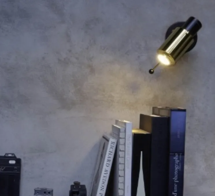 Spot, Biny Spot, noir et or, L6,5cm, H15,4cm - DCW éditions