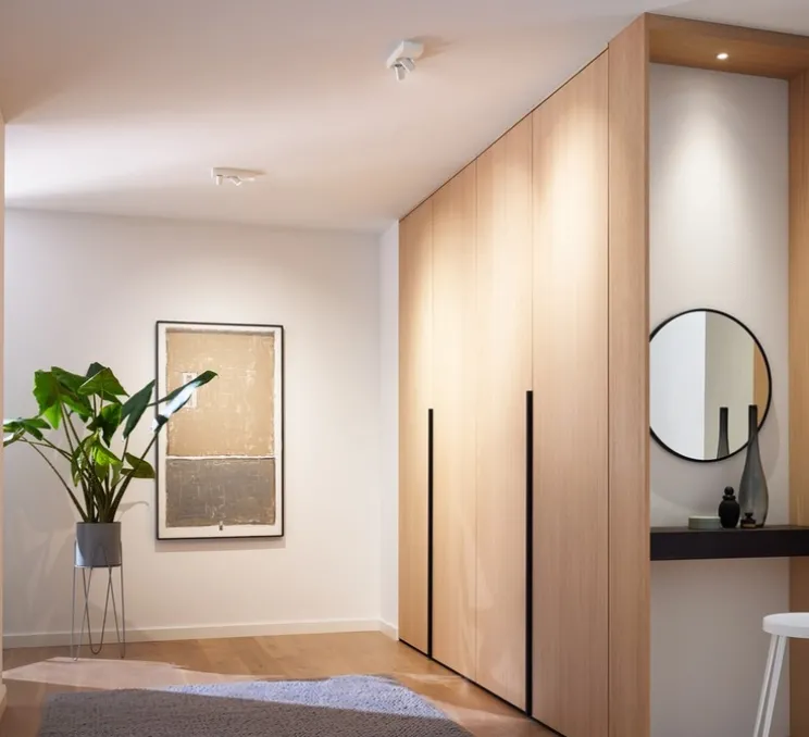 Spot, Bliek Petit Surface 2.0, blanc, LED, dim, 2700K, 980 lm, L23cm, H3,4cm - Wever&Ducré