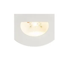 Spot de marche encastrable, Woro WL, blanc, LED, 3000K, 50 lm, Ø8cm, H2,9cm - SLV