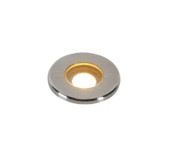 Spot de marche encastrable, Dasar 370, inox, IP67, LED, 3000K, 120 lm, Ø3,7cm, H8cm - SLV