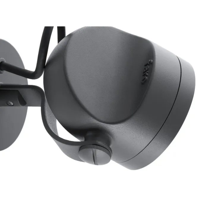 Spot d'extérieur, Alfa, noir, LED, Ø11cm - FARO