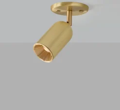 Spot, Doma, laiton brossé, Ø7cm, H19cm - Bert Frank