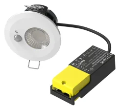 Spot détecteur, Draco pro, blanc, IP65, LED, 3000K ou 4000k, 655-710lm, Ø6,75cm, H5,26cm - Solum