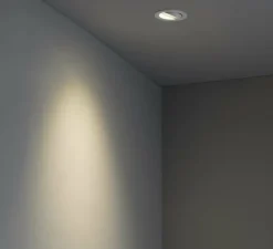 Spot encastrable, Argón R, blanc, Ø11,4cm, H4cm - Faro