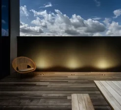 Spot encastrable de sol, Map Asym 1.2, acier inoxydable, IP67, LED, dim, 3000K, 730 lm, Ø12cm, H11,3cm - Wever&Ducré