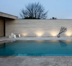 Spot encastrable de sol, Map Asym 1.2, acier inoxydable, IP67, LED, dim, 3000K, 730 lm, Ø12cm, H11,3cm - Wever&Ducré