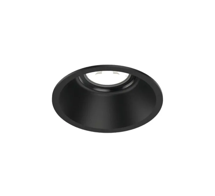 Spot encastrable, Deep 1,0, noir mat, IP65, LED, 3000K, 640 lm, L9,5cm, P7.3cm - Wever&Ducré
