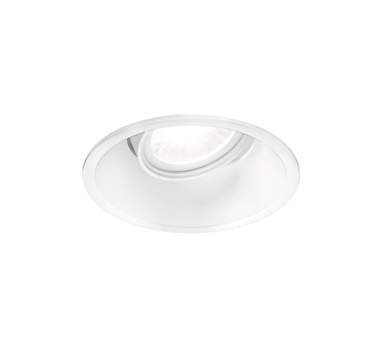 Spot encastrable, Deep Adjust 1.0 LED, blanc, LED, 2700K, 530/710lm, Ø9,4cm, H8,5cm - Wever&Ducré