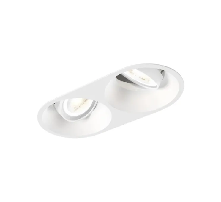 Spot encastrable, Deep Adjust 2.0, blanc, L18,2cm, H10,7cm - Wever&Ducré