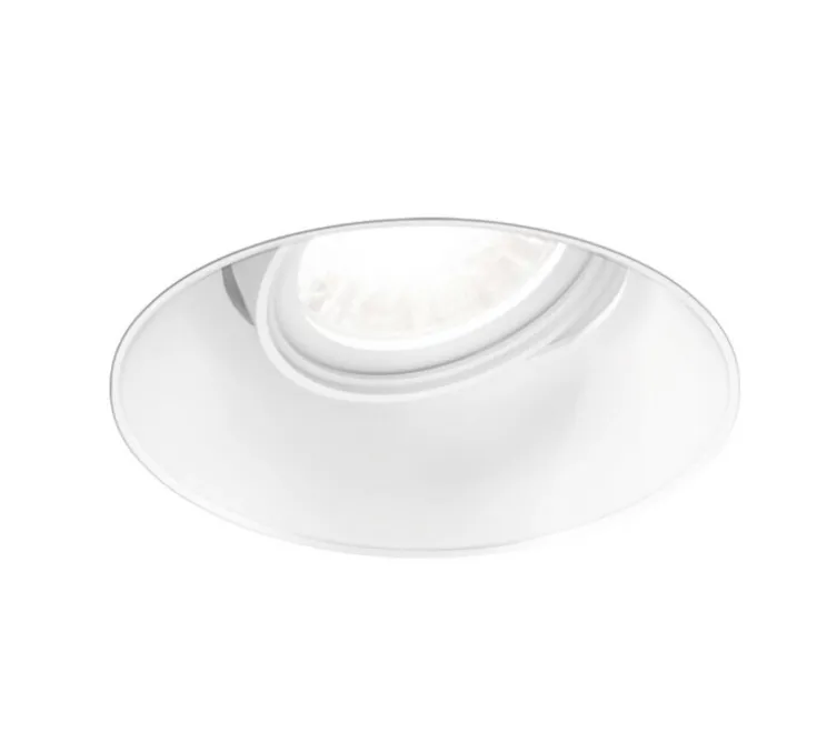Spot encastrable, Deep adjust trimless 1.0 LED, blanc, LED, dim, 2000K-3000K, 380-560 lm, Ø9,6cm, H8,5cm - Wever&Ducré