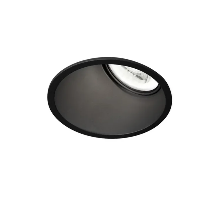 Spot encastrable, Deep Asym 1.0 PAR16, noir mat, Ø9,4cm, H9,5cm - Wever&Ducré