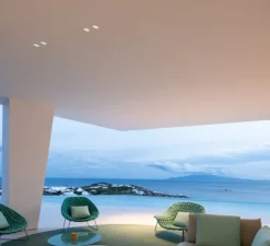 Spot encastrable, Deep Petit 1.0, blanc, IP65, LED, dim, 3000K, 550 lm, Ø8cm, H5,5cm - Wever&Ducré