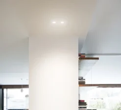 Spot encastrable, Deep petit Rec 1.0, LED, 2700K, 580lm, blanc, Ø7.9cm, H4,5cm - Wever&Ducré