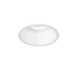 Spot encastrable, Deeper 1.0, blanc mat, LED, dim, 2000-3000K, 385 lm, Ø8,4cm, H8,6cm - Wever&Ducré