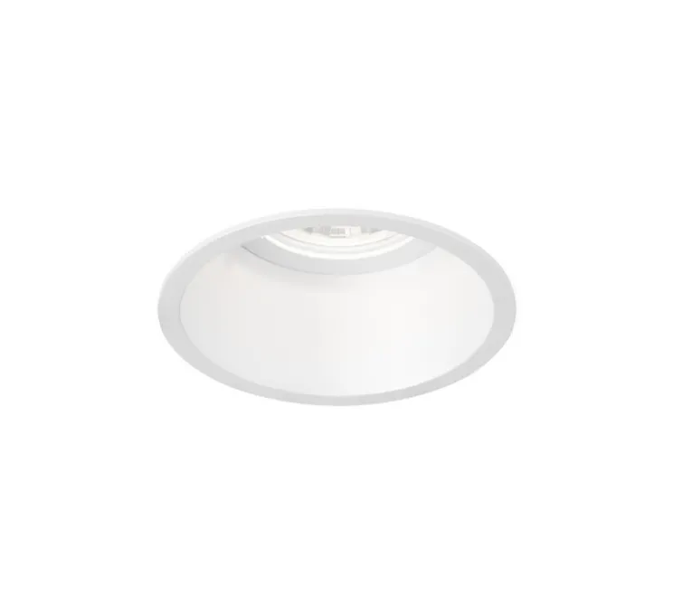 Spot encastrable, Deeper 1.0, blanc mat, LED, dim, 2000-3000K, 385 lm, Ø8,4cm, H8,6cm - Wever&Ducré