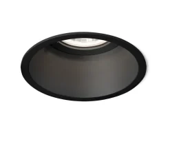 Spot encastrable, Deeper 1.0 IP44, noir, IP44, LED, 2700k, 525 lm, Ø8,4cm, H3cm - Wever&Ducré