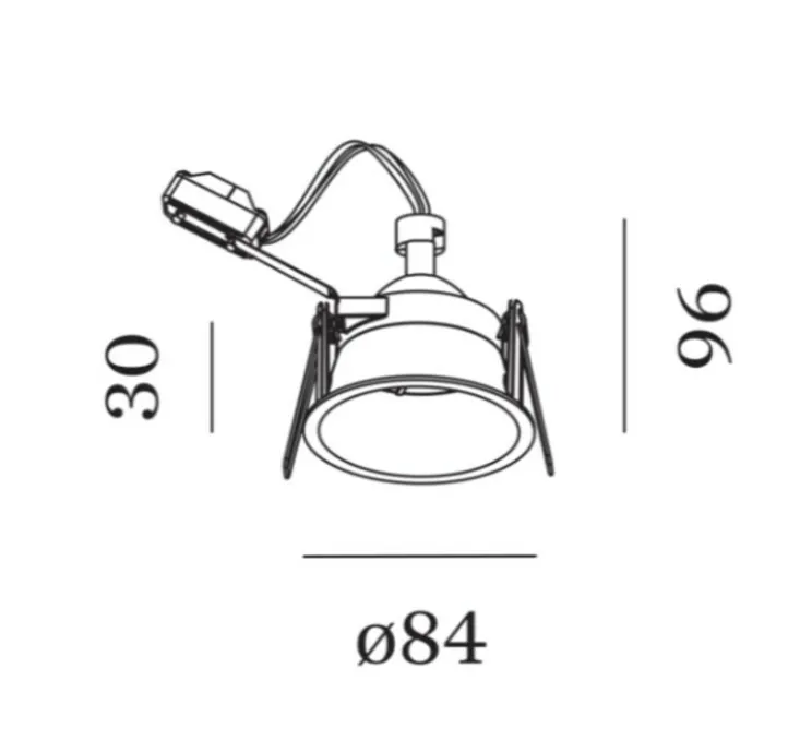 Spot encastrable, Deeper 1.0 MR16, bronze, Ø8,4cm, H9,6cm - Wever&Ducré